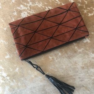 Cleobella Suede Clutch